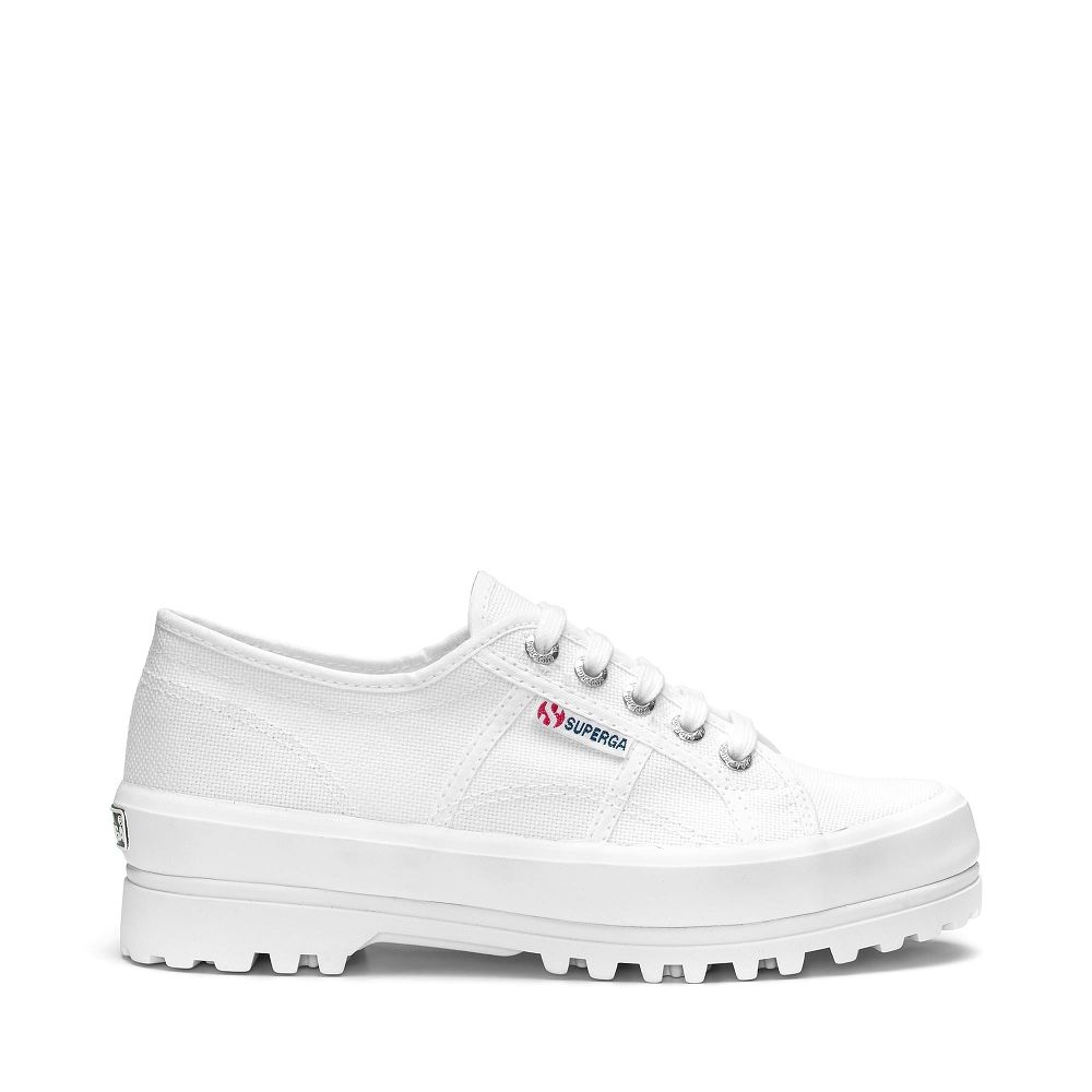 Superga 2555 Alpina White Low Top Sneakers - Men's Sneakers USA | US3615895